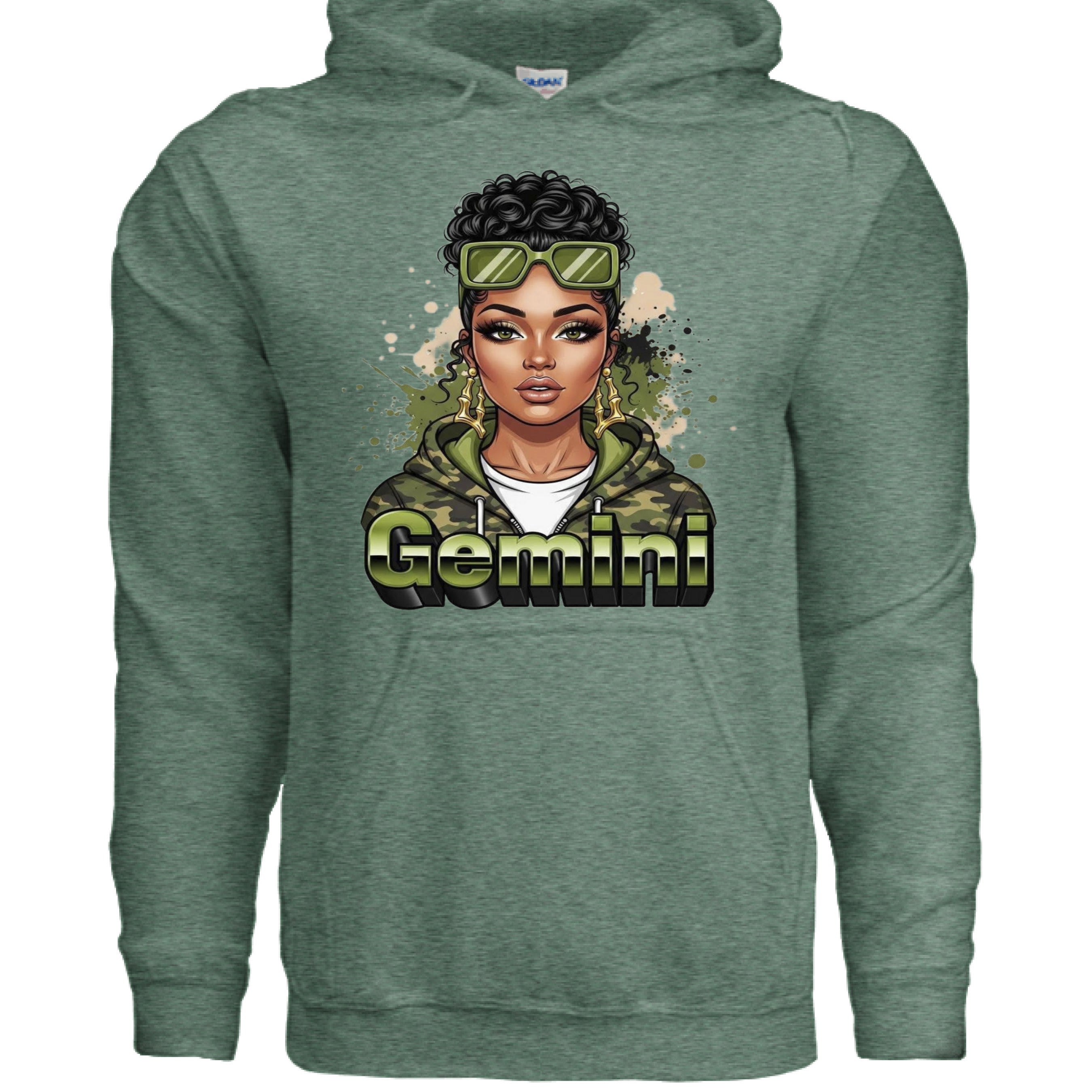 Heather Sport Dark Green - FRONT