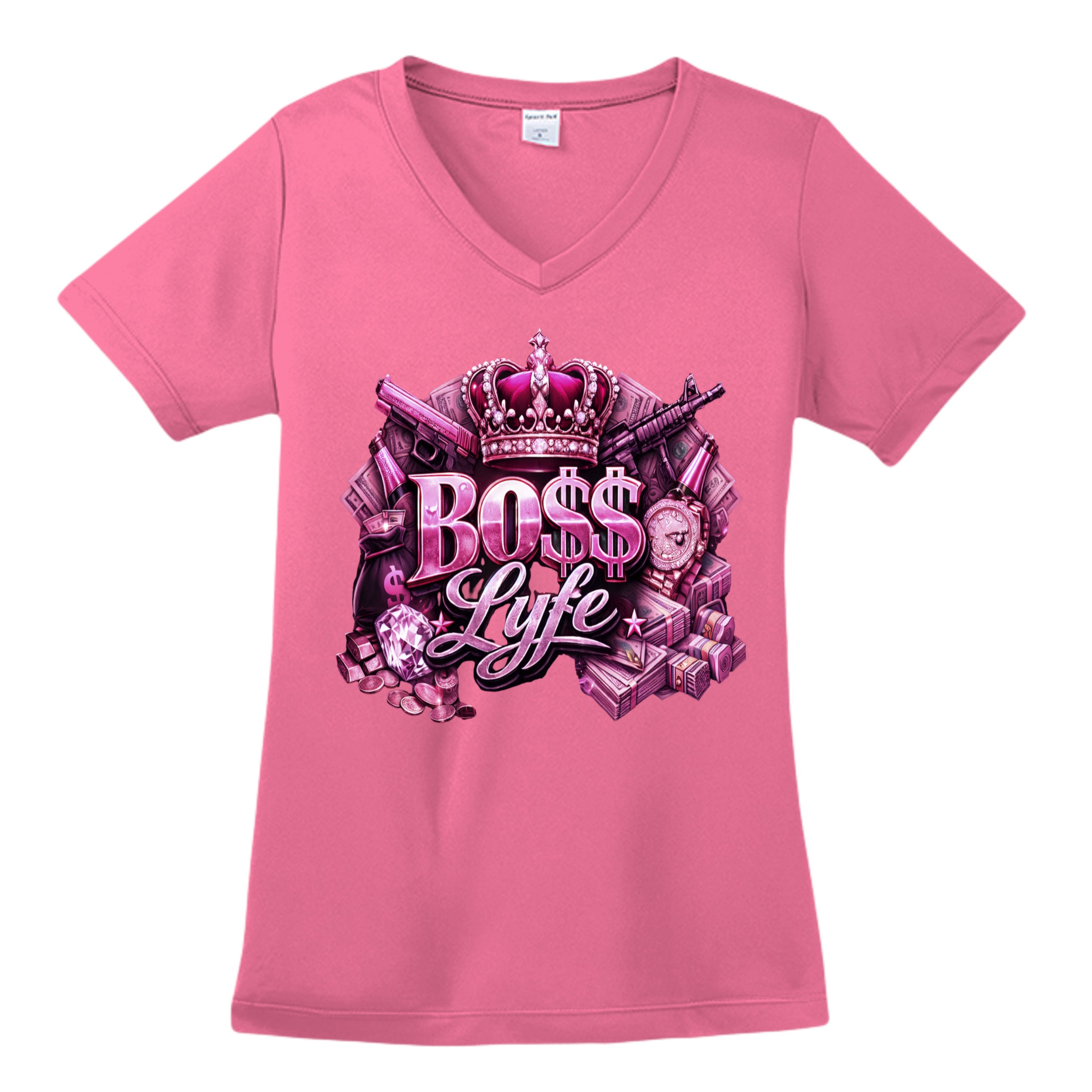 Neon Pink - LPC54V - FRONT